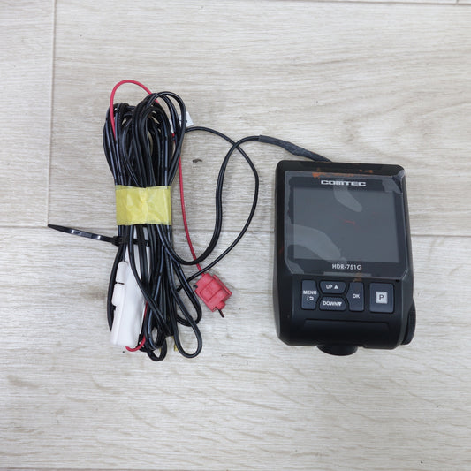 [送料無料] 付属品付き◆COMTEC GPS搭載 超広角 168° ドライブレコーダー HDR-751G ドラレコ コムテック◆