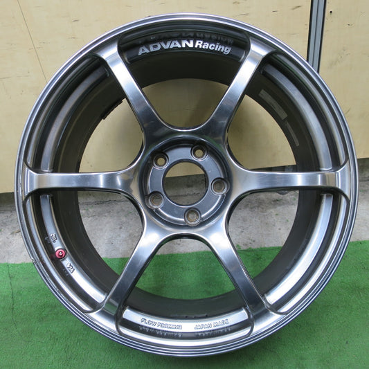 1本価格★ADVAN RACING RGⅢ アドバン レーシング RG3 19インチ ホイール 19×8.5J PCD114.3/5H★6050803ナホ