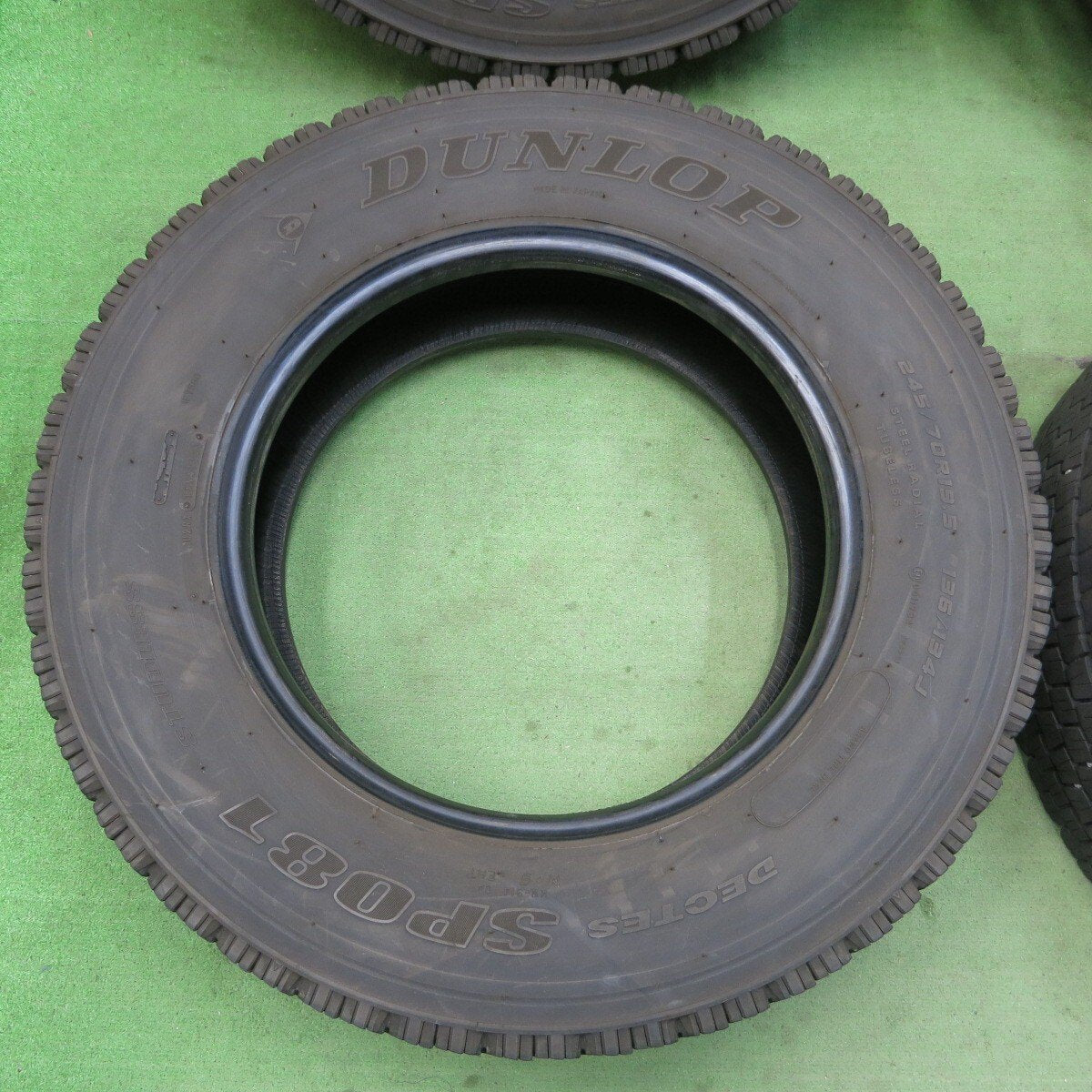 4本 23年★トラック タイヤ 245/70R19.5 136/134J スタッドレス ダンロップ デクテス SP081 DECTES 19.5インチ★5030301ナスタ