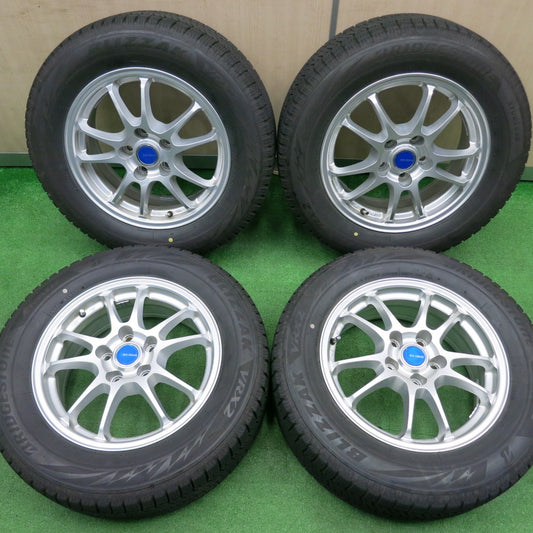 [送料無料] バリ溝！21年！キレイ！9分★スタッドレス 215/60R16 ブリヂストン ブリザック VRX2 ECO FORME エコフォルム 16インチ PCD114.3/5H★4102801NJス
