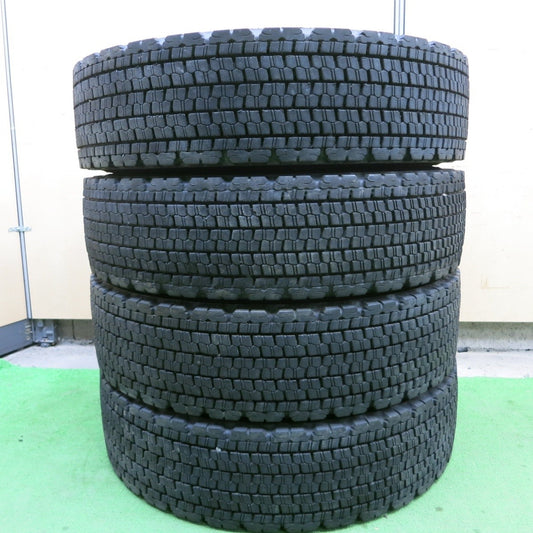 4本価格★トラック タイヤ 225/80R17.5 123/122L スタッドレス ブリヂストン W900 17.5インチ★5031203ナスタ