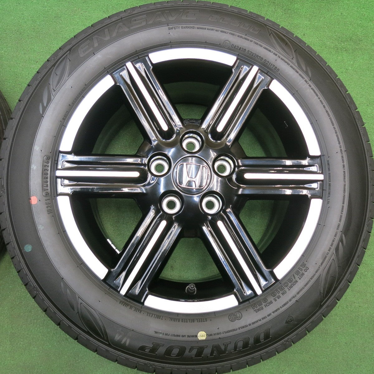 新車外し！26年★ホンダ RV ヴェゼル 純正 215/60R16 ダンロップ エナセーブ EC300 16インチ PCD114.3/5H★6041214HAノ