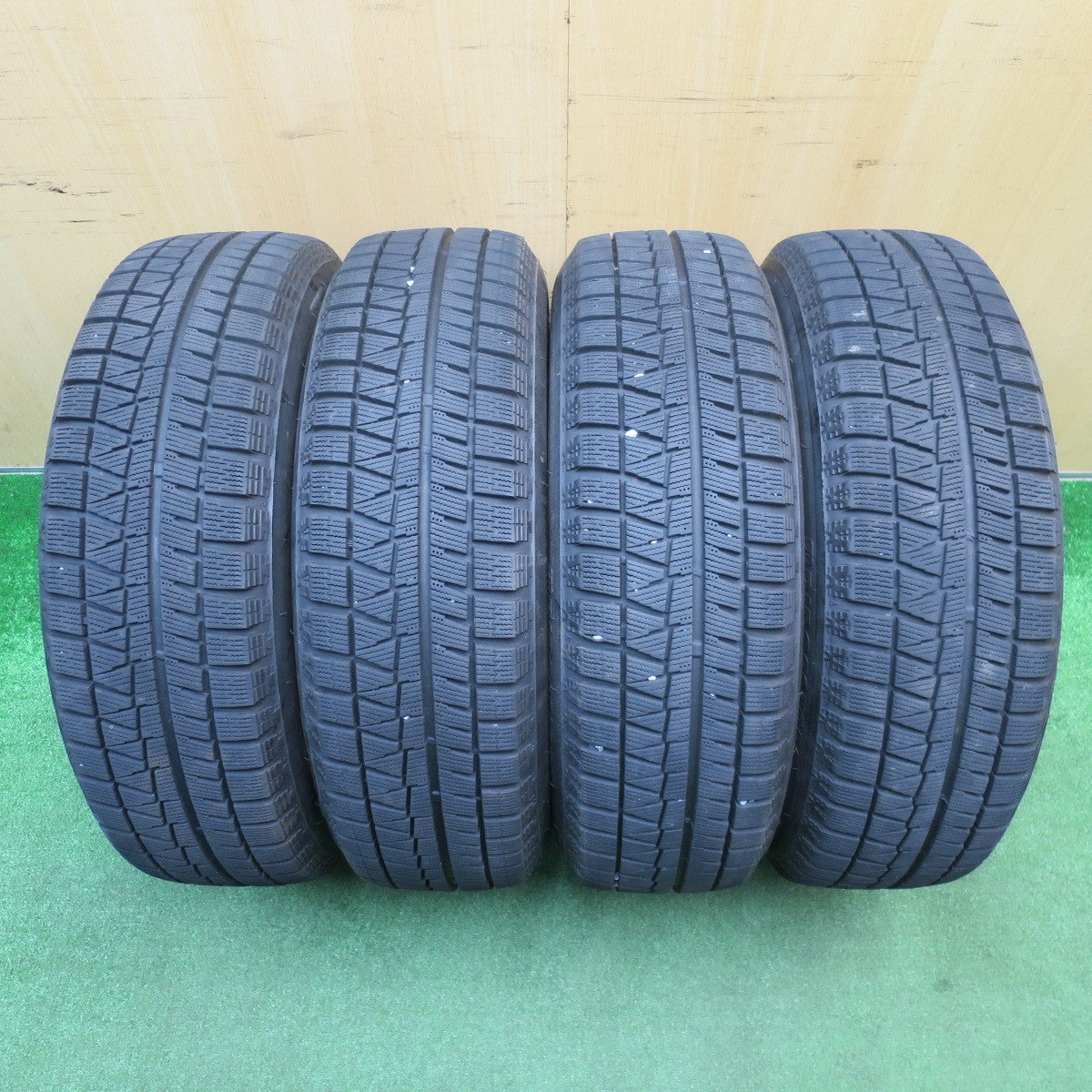 バリ溝！21年！キレイ！9分★スタッドレス 185/65R15 ブリヂストン アイスパートナー2 Zart R7 社外 アルミ 15インチ PCD100/4H★5120409NJス