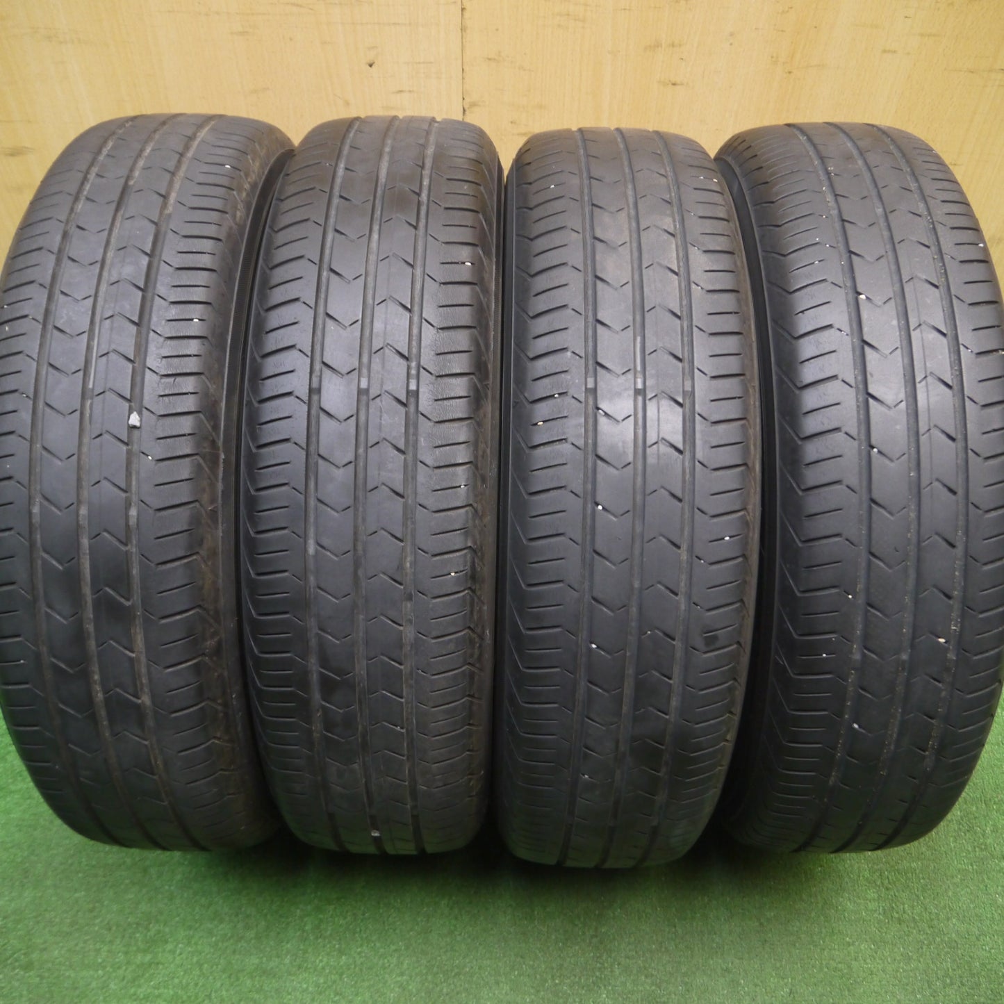[送料無料] キレイ！20年★ダイハツ タフト 純正 165/65R15 ヨコハマ BluEarth-FE AE30 ブルーアース 15インチ PCD100/4H★4122311Hノ