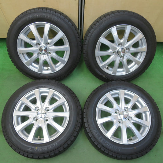 バリ溝！23年！キレイ！ほぼ10分★スタッドレス 165/65R14 グッドイヤー アイスナビ7 ravrion RS01 ラブリオン 14インチ PCD100/4H★5081802イス