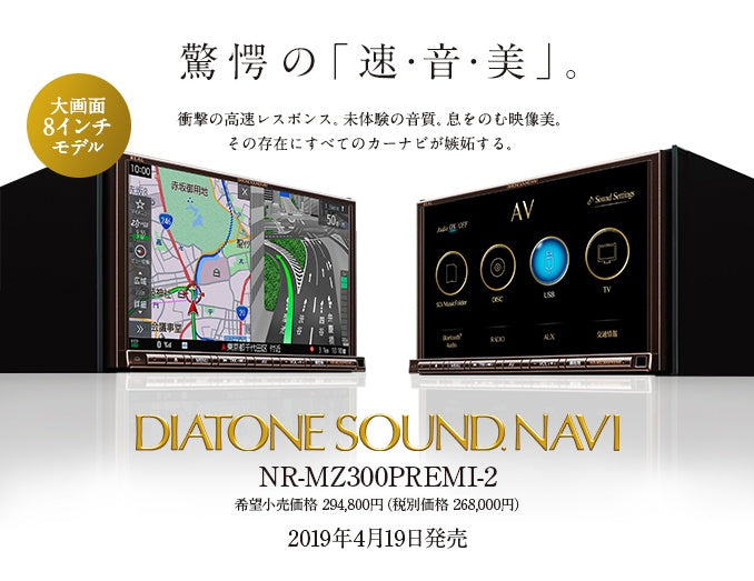[送料無料] 未使用★三菱 MITSUBISHI ハイエンドオーディオ & カーナビゲーションシステム NR-MZ300PREMI-2　DIATONE SOUND NAVI★