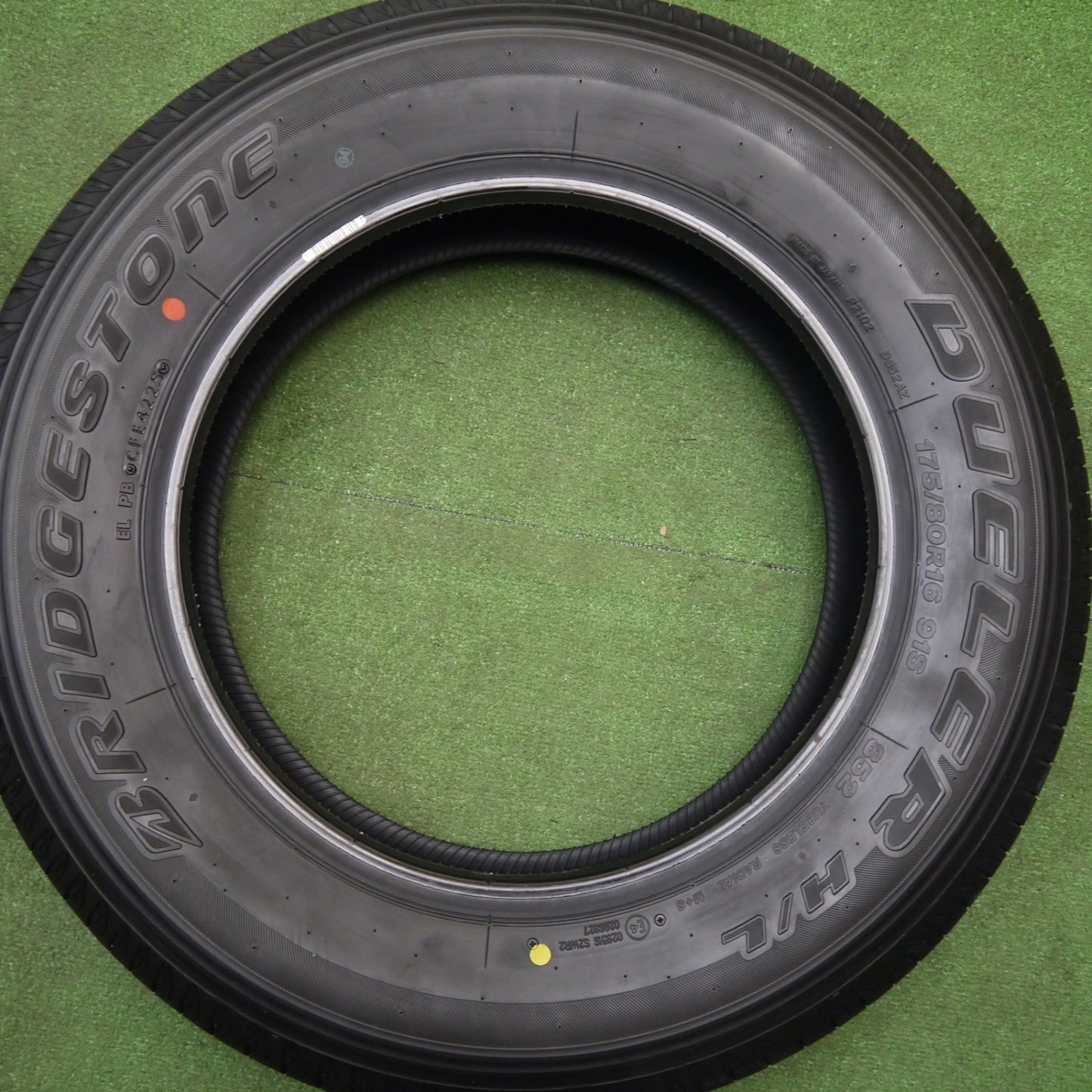 新車外し！25年★ジムニー 等 175/80R16 ブリヂストン デューラー H/L 852 DUELER タイヤ 16インチ★5121608Hノタ