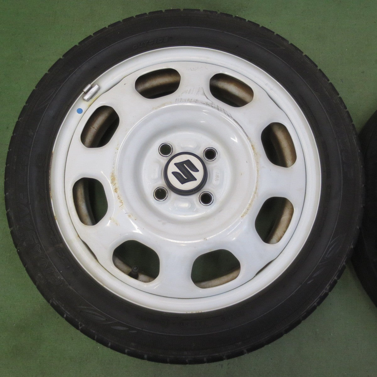 4本価格◎スズキ ハスラー 純正 スチール 165/60R15 ダンロップ エナセーブ EC300+ 15インチ PCD100/4H◎6101204イノ
