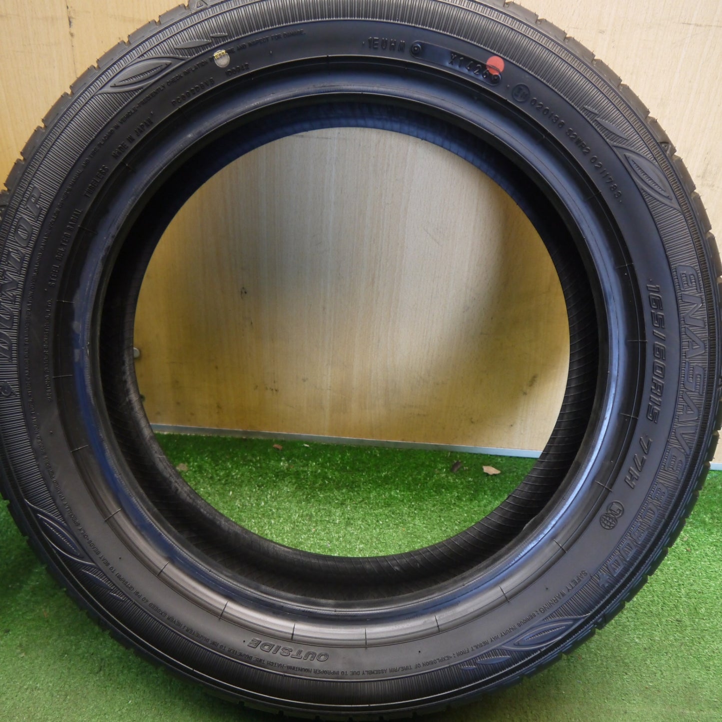 新車外し！26年★165/60R15 ダンロップ エナセーブ EC300+ タイヤ 15インチ ハスラー フレアクロスオーバー デリカミニ 等★6061505Hノタ