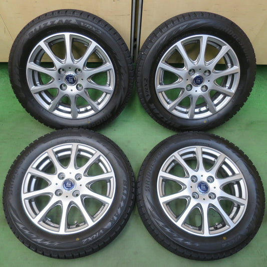 バリ溝！22年！キレイ！9.5分以上★スタッドレス 155/65R14 ブリヂストン ブリザック VRX2 TIRADO Eta LA STRADA ティラード ラストラーダ 14インチ PCD100/4H★6033106イス