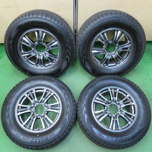 バリ溝！21年！キレイ！9.5分★スタッドレス 265/65R17 ヨコハマ アイスガード G075 TOPY BAZALT-X TYPE2 FACE-C 17インチ PCD139.7/6H★5032208イス