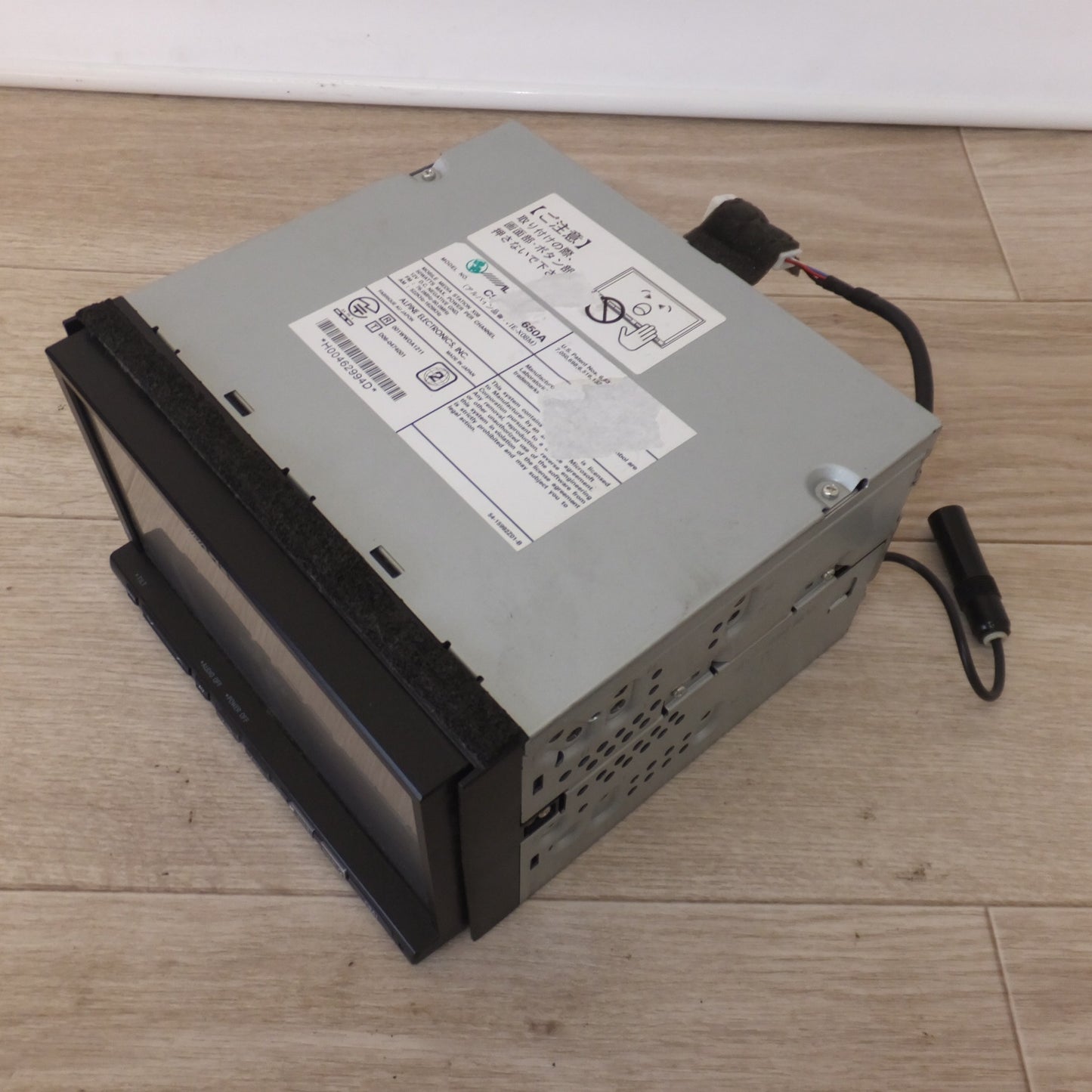 [送料無料] 現状品★アルパイン製 マツダ 純正 AV一体型HDDナビゲーション VIE-X08M C9A1-V6-650A(1)★