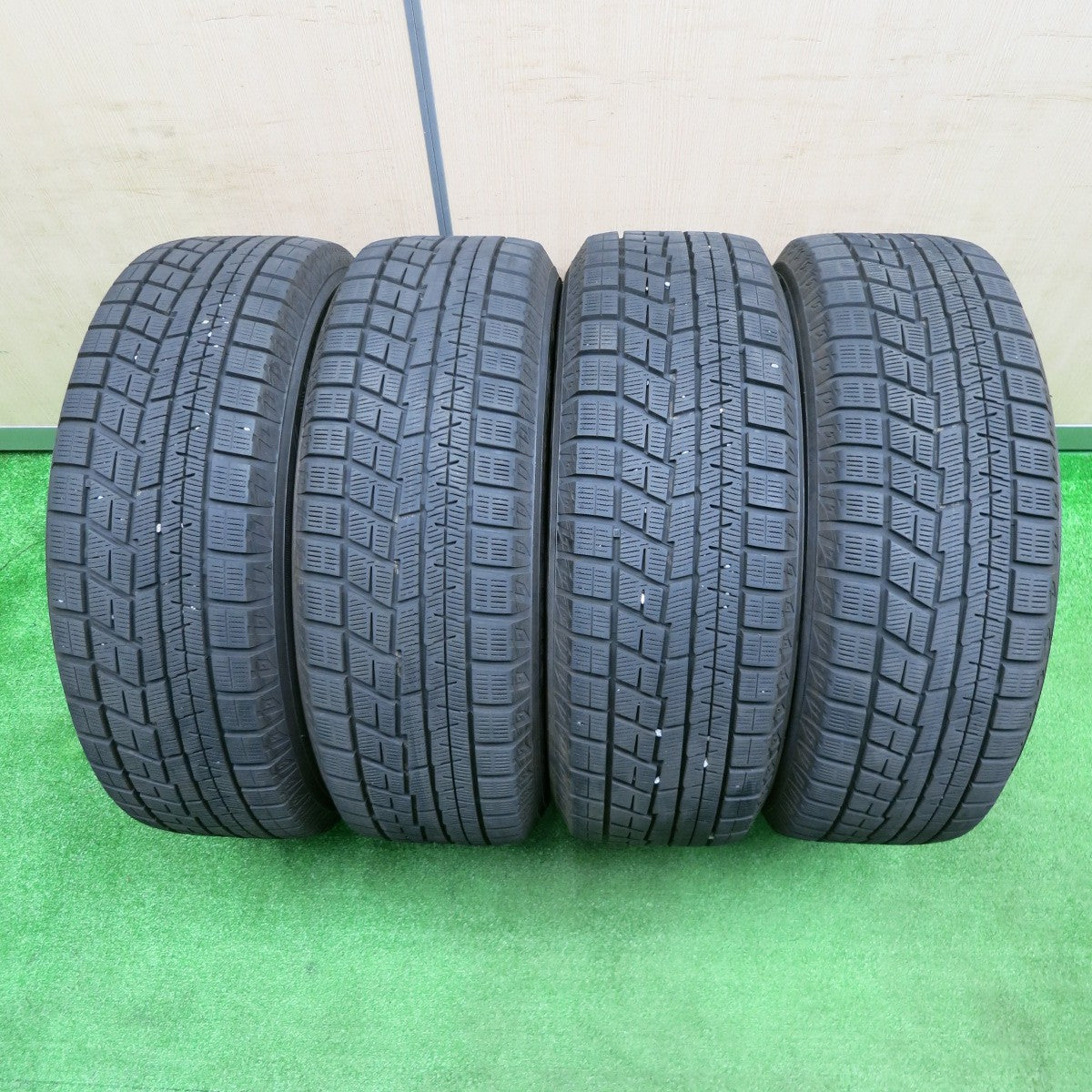 [送料無料] バリ溝！21年！キレイ！9.5分★スタッドレス 215/60R16 ヨコハマ アイスガード iG60 EuroSpeed MANARAY SPORT 16インチ PCD114.3/5H★4111505NJス
