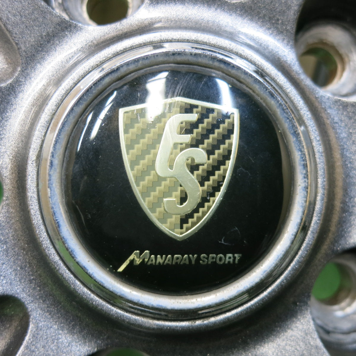 [送料無料] キレイ★MANARAY SPORT マナレイ スポーツ 16インチ ホイール 16×6.5J PCD114.3/5H★5031409SYホ