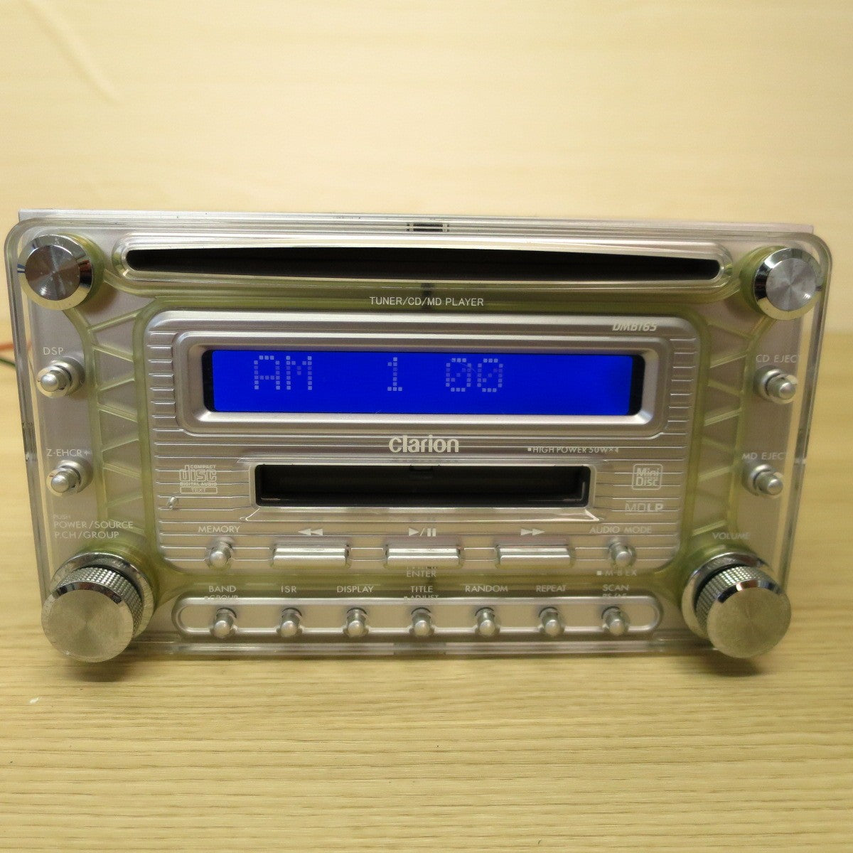 ♪Clarion クラリオン 2DIN CD MD レシーバー DMB165 デッキ プレーヤー カー ステレオ カー オーディオ♪ [送料無料]