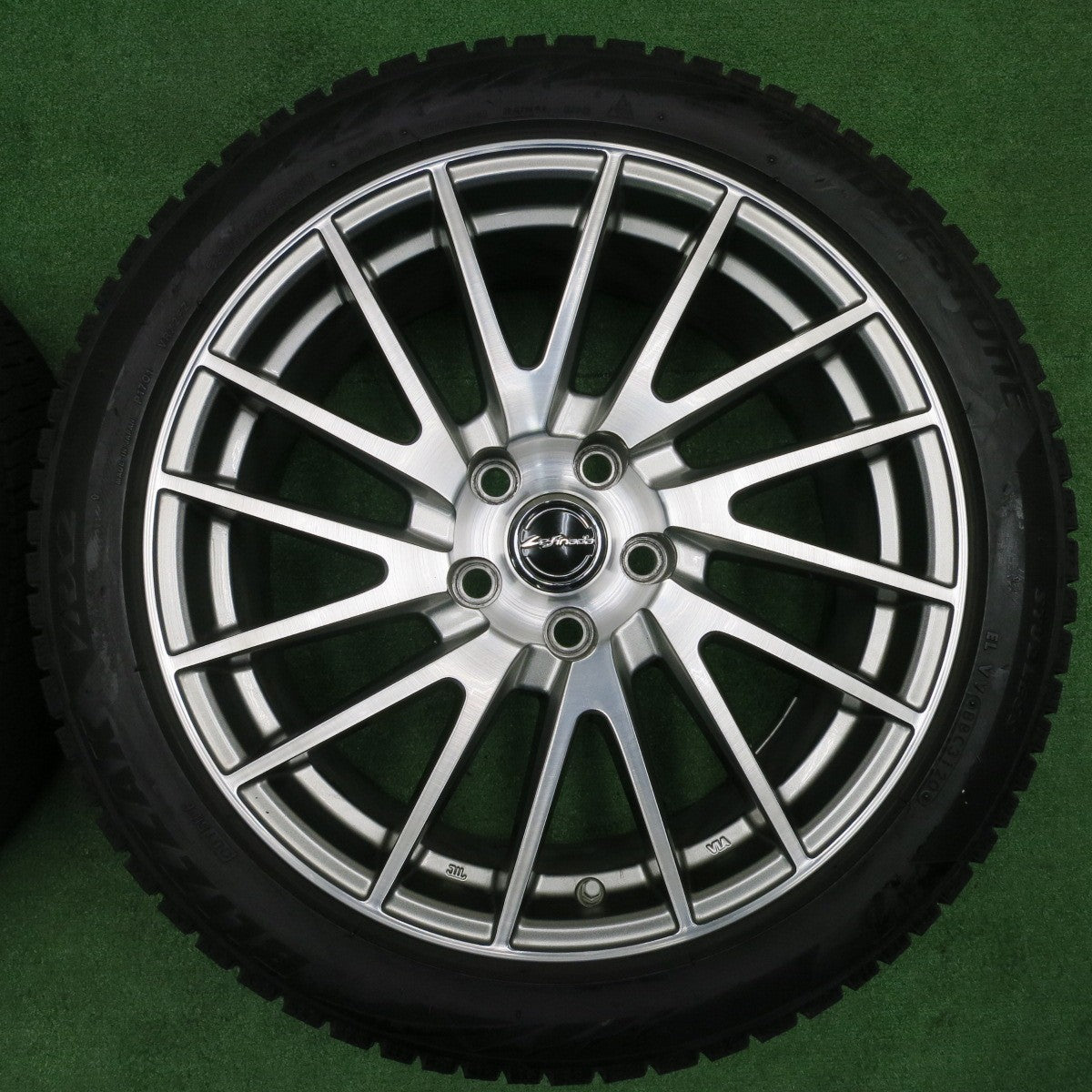 [送料無料] バリ溝！20年！キレイ！8.5分★スタッドレス 235/45R18 ブリヂストン ブリザック VRX2 Lefinada MOTION1 レフィナーダ 18インチ PCD114.3/5H★4111509NJス