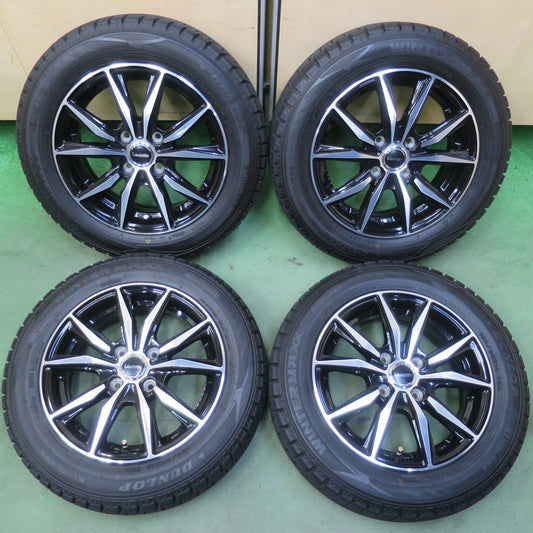 ほぼ未使用！23年！キレイ◎スタッドレス 165/65R14 ダンロップ ウインターマックス WM02 Valette ヴァレット 14インチ PCD100/4H◎6080706イス