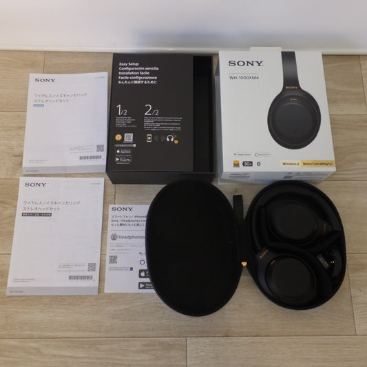 [送料無料] ★ソニー SONY ワイヤレスノイズキャンセリングステレオヘッドセット WH-1000XM4★