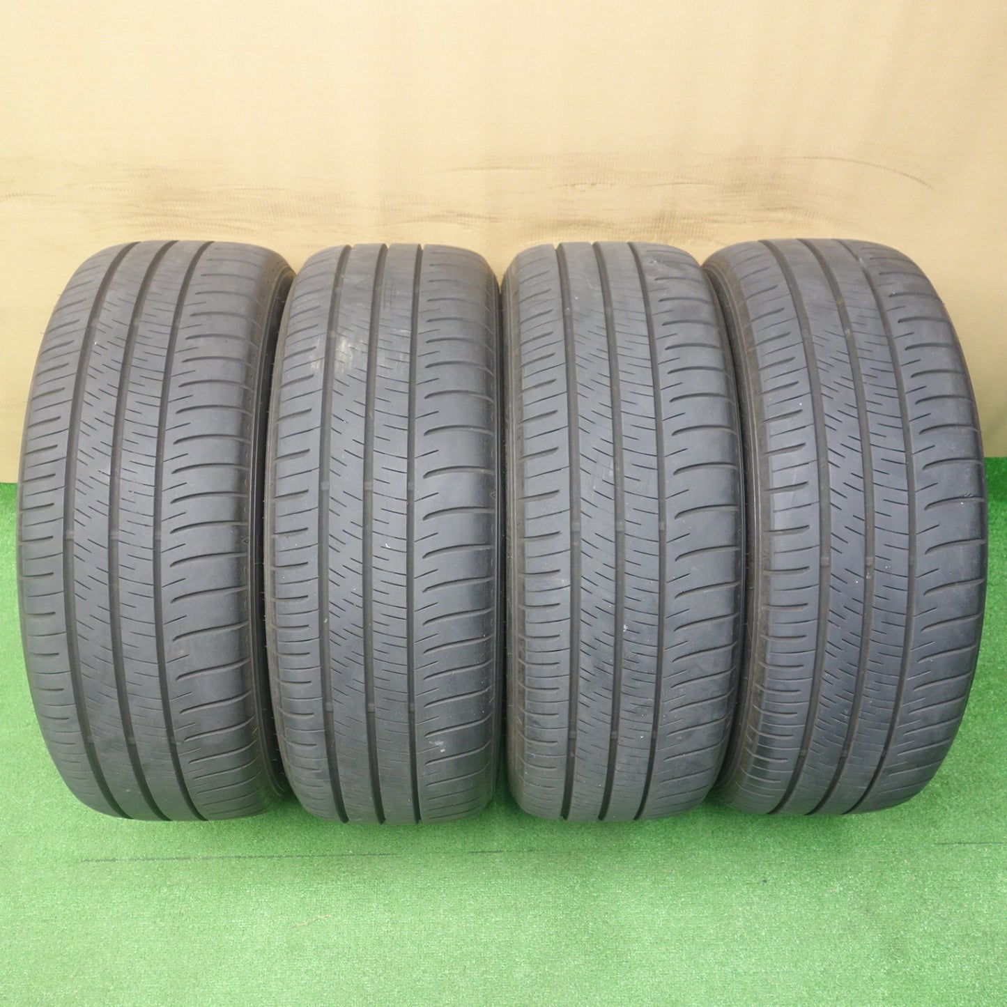 バリ溝！キレイ！9.5分★WedsSport SA-99R 225/50R18 ダンロップ エナセーブ RV505 ウェッズスポーツ 18インチ PCD114.3/5H★6041202KTノ