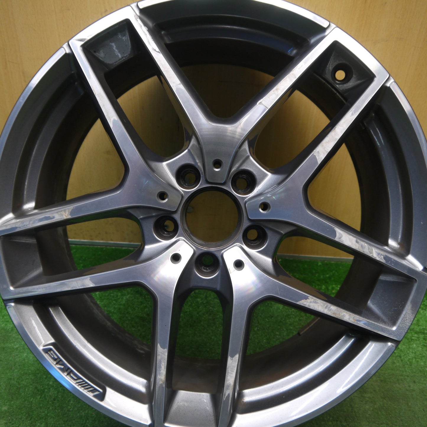 1本価格★ベンツ GLC クラス W253 純正 AMG ホイール 19インチ 19×8J PCD112/5H★6021803Hホ