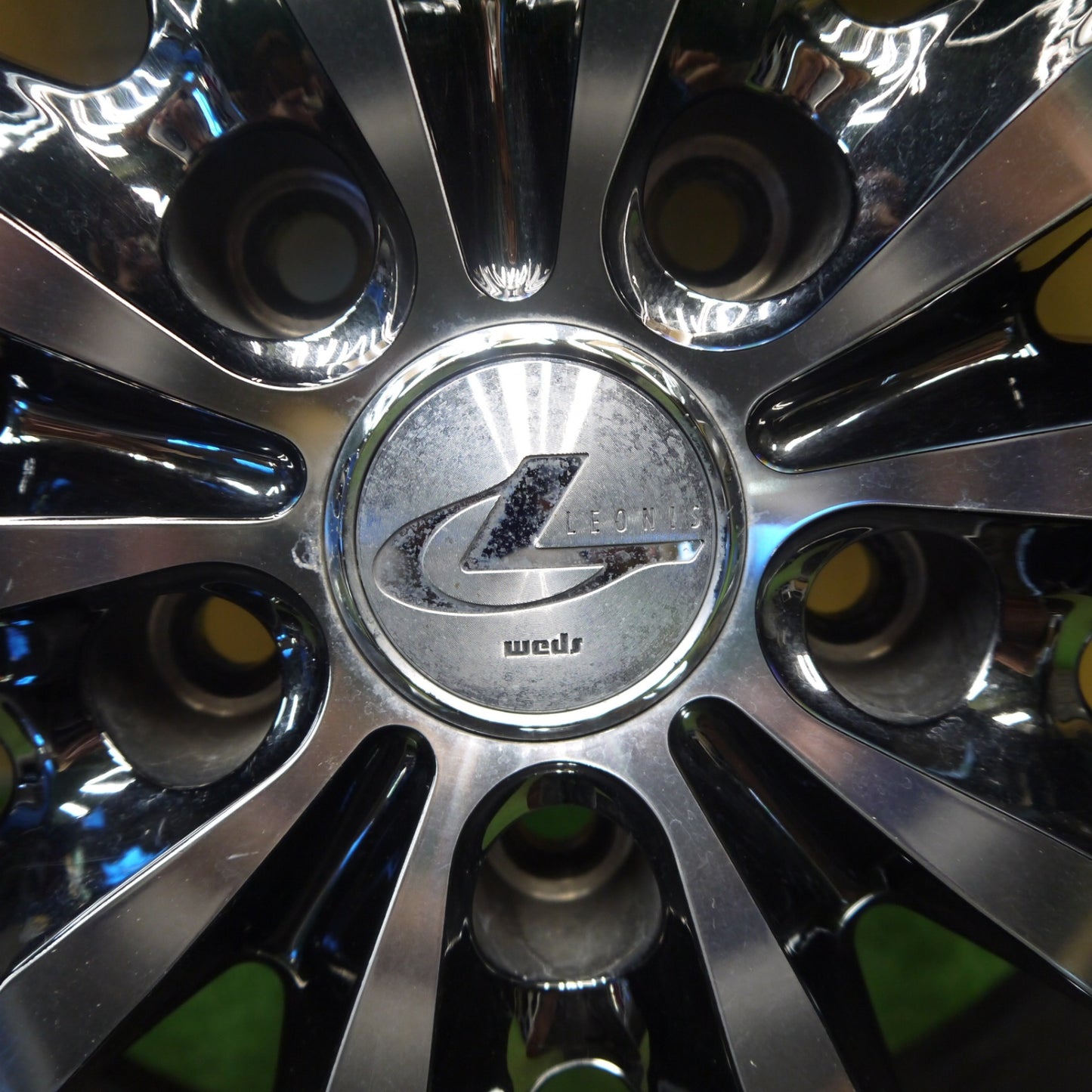 バリ溝！25年！キレイ！9.5分以上★LEONIS RT 225/40R19 ミシュラン パイロットスポーツ5 レオニス 19インチ PCD114.3/5H★6031704Hノ