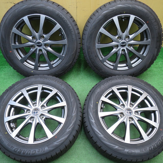 バリ溝！24年！キレイ！ほぼ10分★スタッドレス 205/60R16 ヨコハマ アイスガード iG70 Exceeder エクシーダー 16インチ PCD114.3/5H★5120413NJス