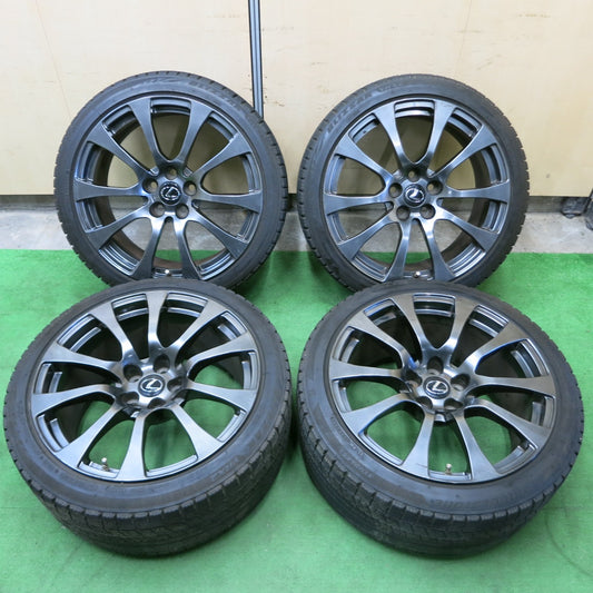 *送料無料* センサー付！バリ溝！9分★レクサス RC-F 純正 BBS 255/35R19 275/35R19 スタッドレス ブリヂストン ブリザック VRX2 19インチ PCD114.3/5H★4082101ナス