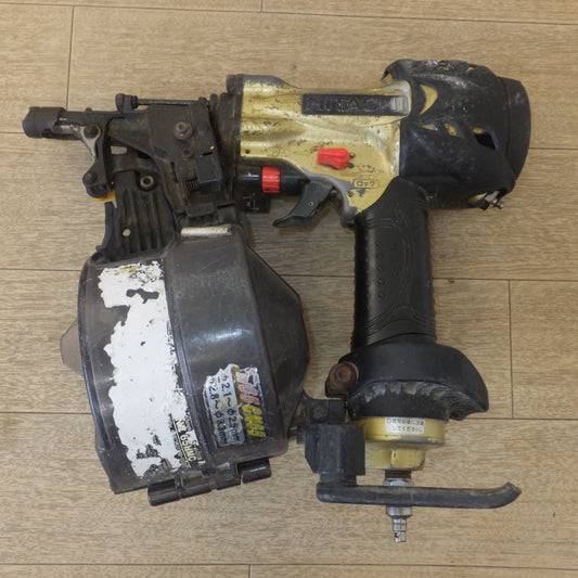 [送料無料] ジャンク★日立 HITACHI 65mm ロール釘打機 NV65HMC　高圧 エアーツール★