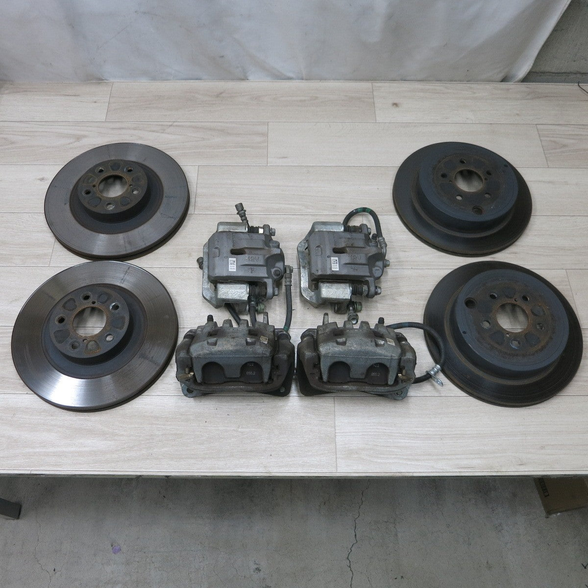 [送料無料] 1台分セット◆トヨタ GR86 スバル BRZ 純正 ブレーキ キャリパー ローター 左右 前後 セット◆