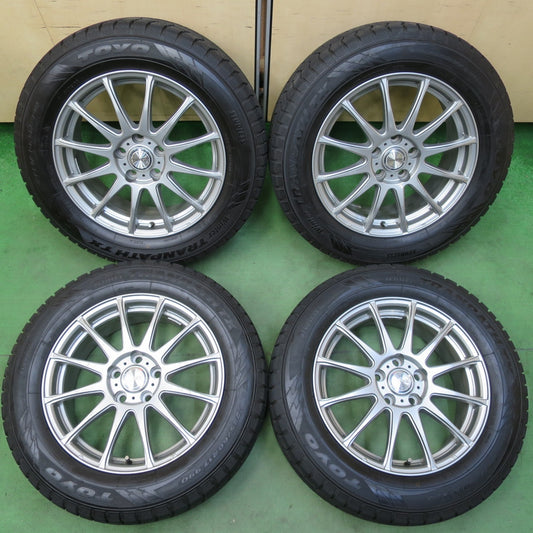 バリ溝！22年！キレイ！9.5分★スタッドレス 225/60R17 トーヨー ウインター トランパス TX ravrion LUMIERE ラブリオン 17インチ PCD114.3/5H★5042610イス