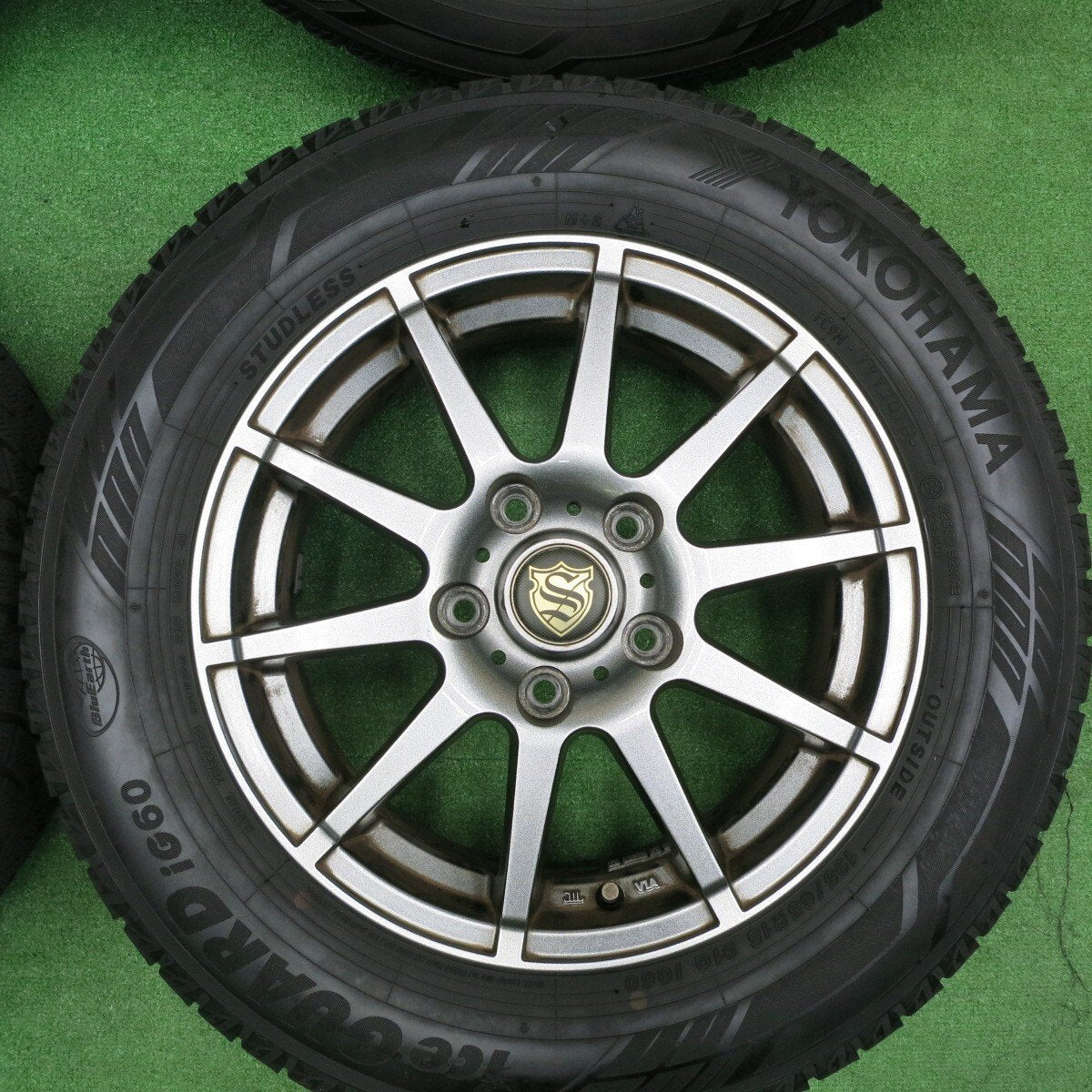 4本価格★スタッドレス 195/65R15 ヨコハマ アイスガード iG60 社外 アルミ 15インチ PCD114.3/5H★4111301TNス