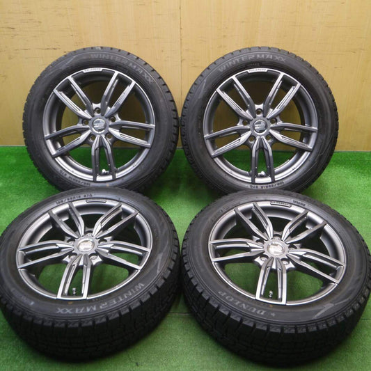 バリ溝！21年！キレイ！ほぼ10分★MINI 等 KELLENERS Sport 195/55R16 スタッドレス ダンロップ ウインターマックス WM02 ケレナーズ スポーツ PCD112/5H★4122702Hス
