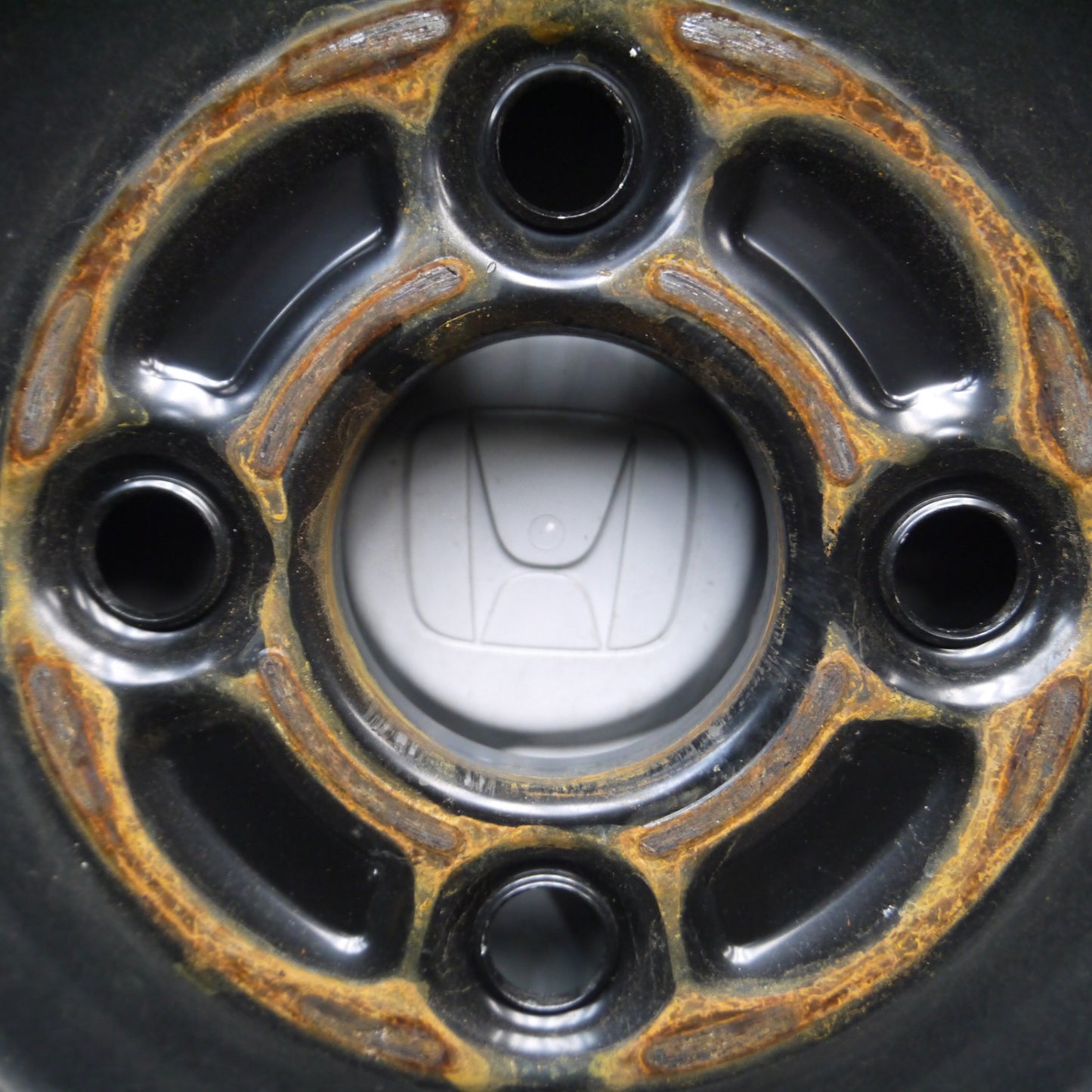 *送料無料* バリ溝！21年！綺麗！8.5分★ホンダ N-BOX 純正 スチール 155/65R14 ダンロップ エナセーブ EC300 PCD100/4H★4061806Hノ