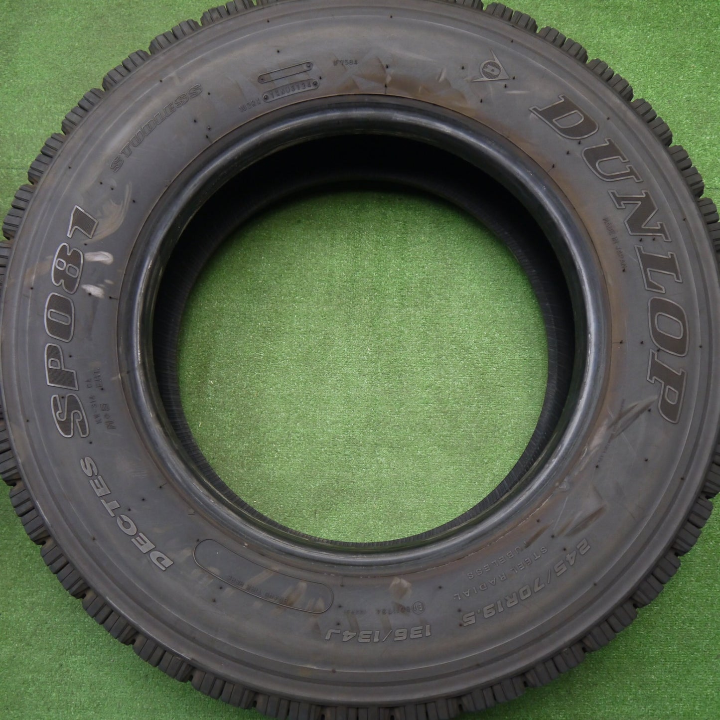 4本価格！24年★トラック タイヤ 245/70R19.5 136/134J スタッドレス ダンロップ デクテス SP081 DECTES 19.5インチ★5122304Hスタ