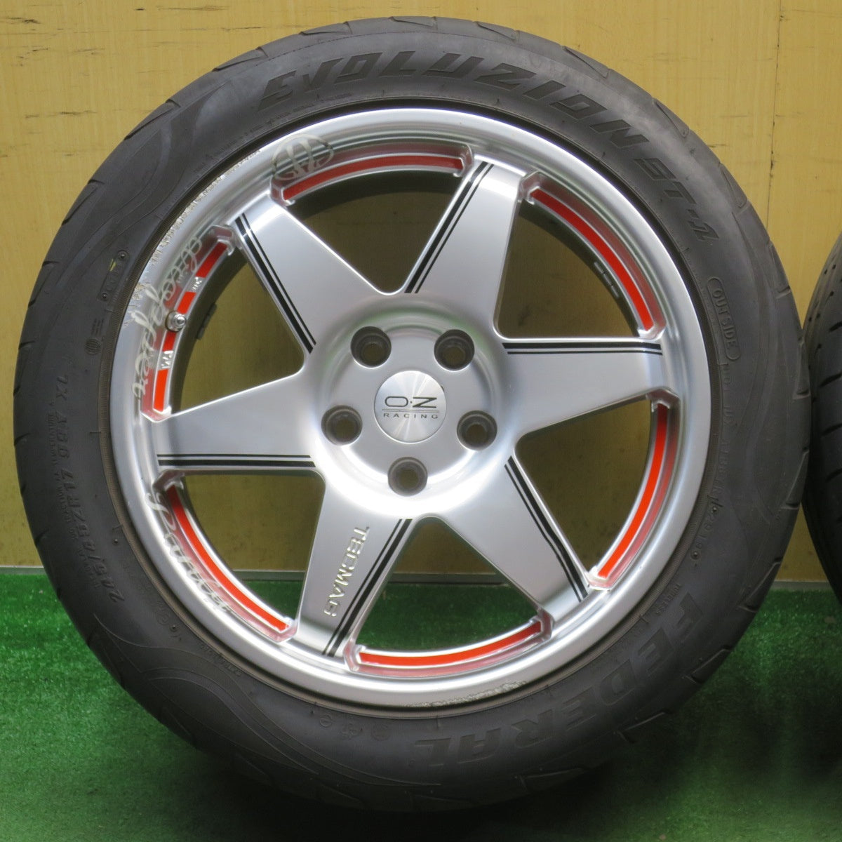 4本価格◎アウディ 等 TECMAG Type 206R 245/45R17 フェデラル EVOLUZION ST-1 テクマグ 17インチ PCD112/5H◎6061704NJノ