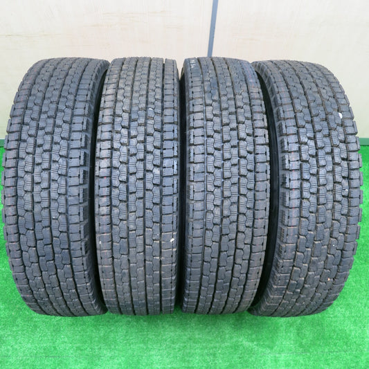 *送料無料* ほぼ未使用！23年★トラック タイヤ 225/80R17.5 123/122L スタッドレス ブリヂストン W999 17.5インチ★4072201NJスタ