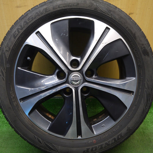 バリ溝！8.5分！1本★日産 キックス リーフ 等 純正 215/50R17 ダンロップ エナセーブ EC300 17インチ PCD114.3/5H★6020408Hノ