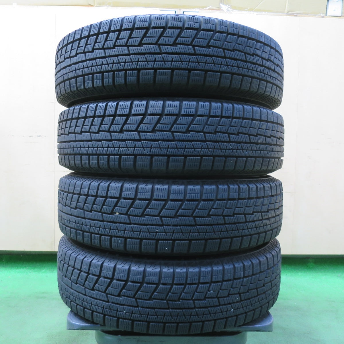 [送料無料] バリ溝！22年！キレイ！9分★スタッドレス 165/65R15 ヨコハマ アイスガード iG60 MiLLOUS ミルアス 15インチ ソリオ ハスラー 等 PCD100/4H★5032206イス
