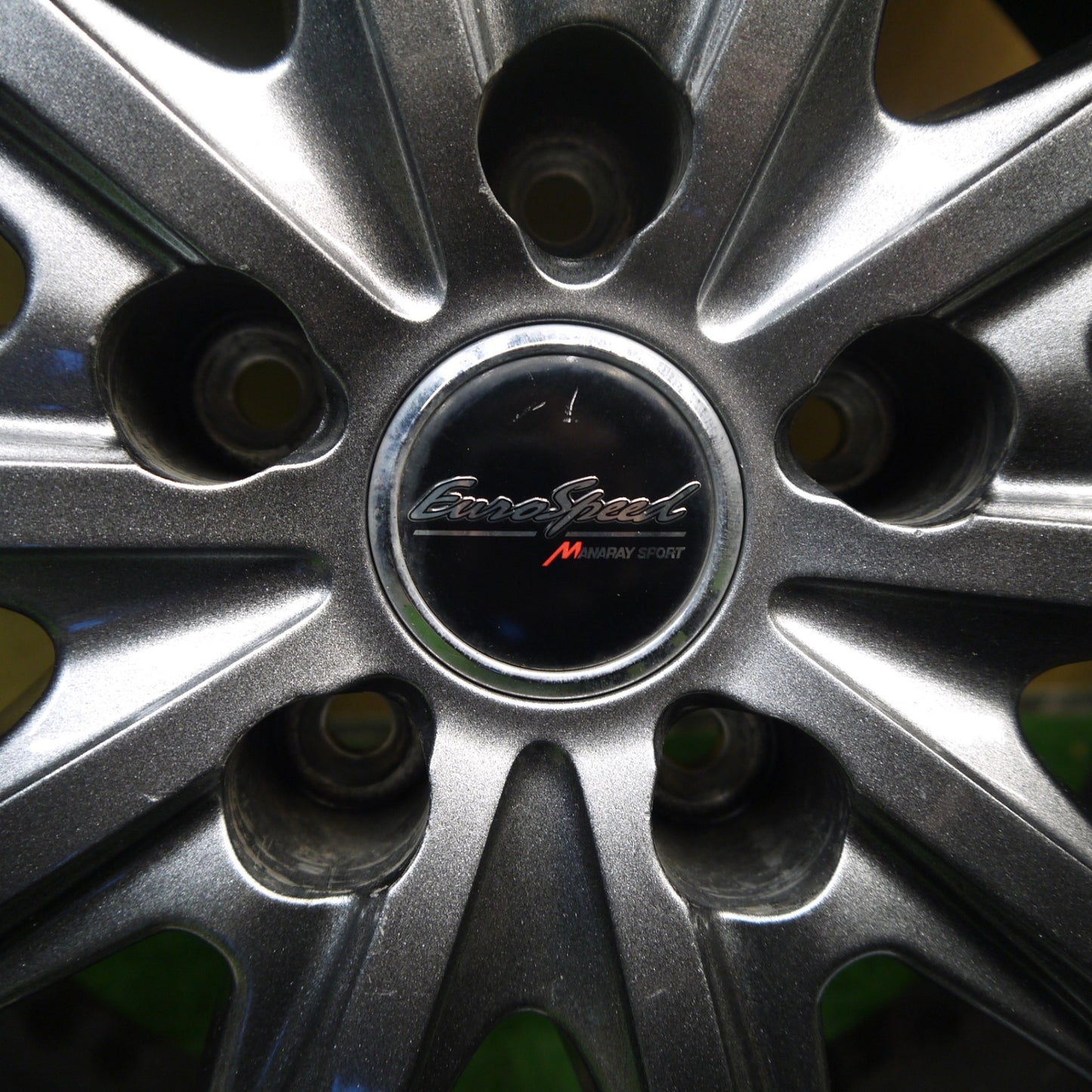 バリ溝！24年！キレイ！9.5分★スタッドレス 225/65R17 ヨコハマ アイスガード G075 EuroSpeed MANARAY SPORT ユーロスピード 17インチ PCD114.3/5H★5061001Hス