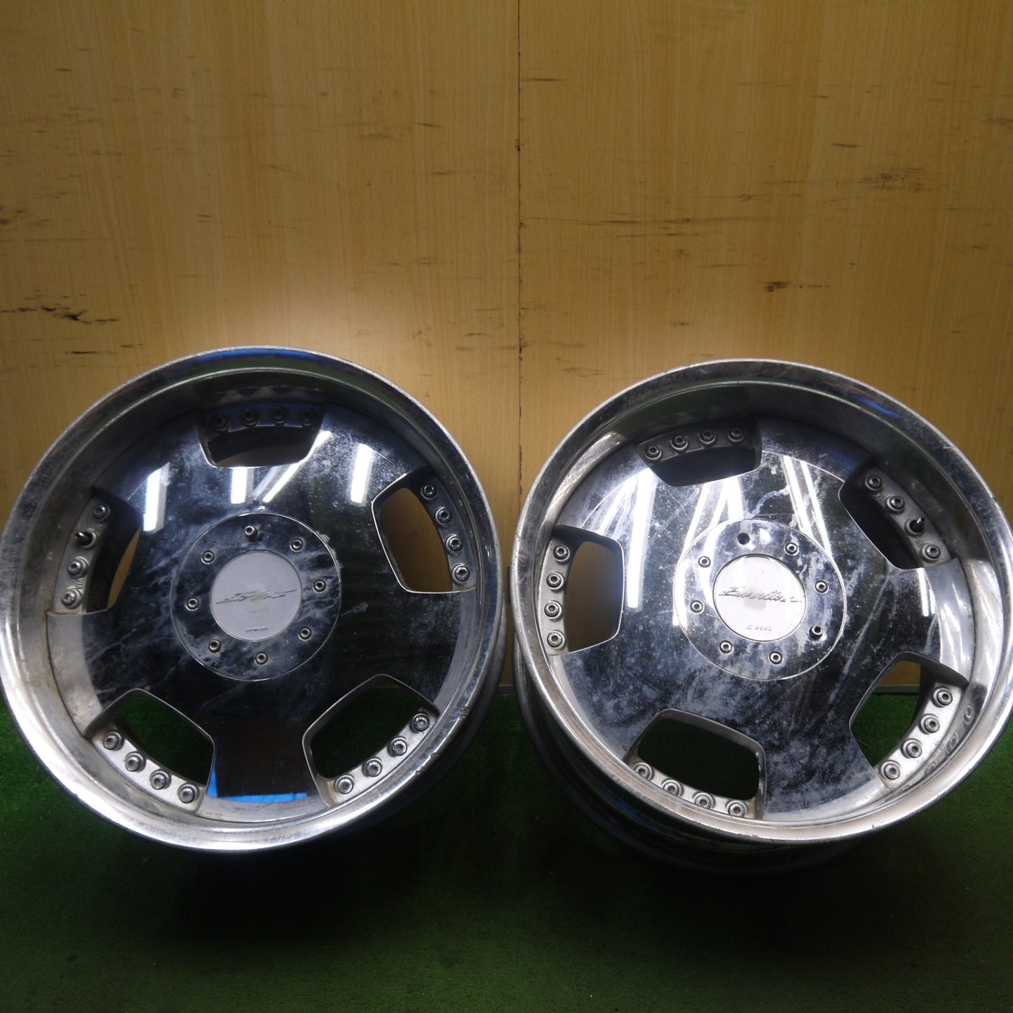 2本価格★WORK Euroline 17インチ ホイール ワーク ユーロライン 17×8.5JJ PCD100/4H 5H マルチ★5100702Hホ