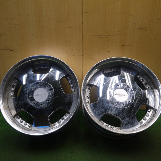 2本価格★WORK Euroline 17インチ ホイール ワーク ユーロライン 17×8.5JJ PCD100/4H 5H マルチ★5100702Hホ