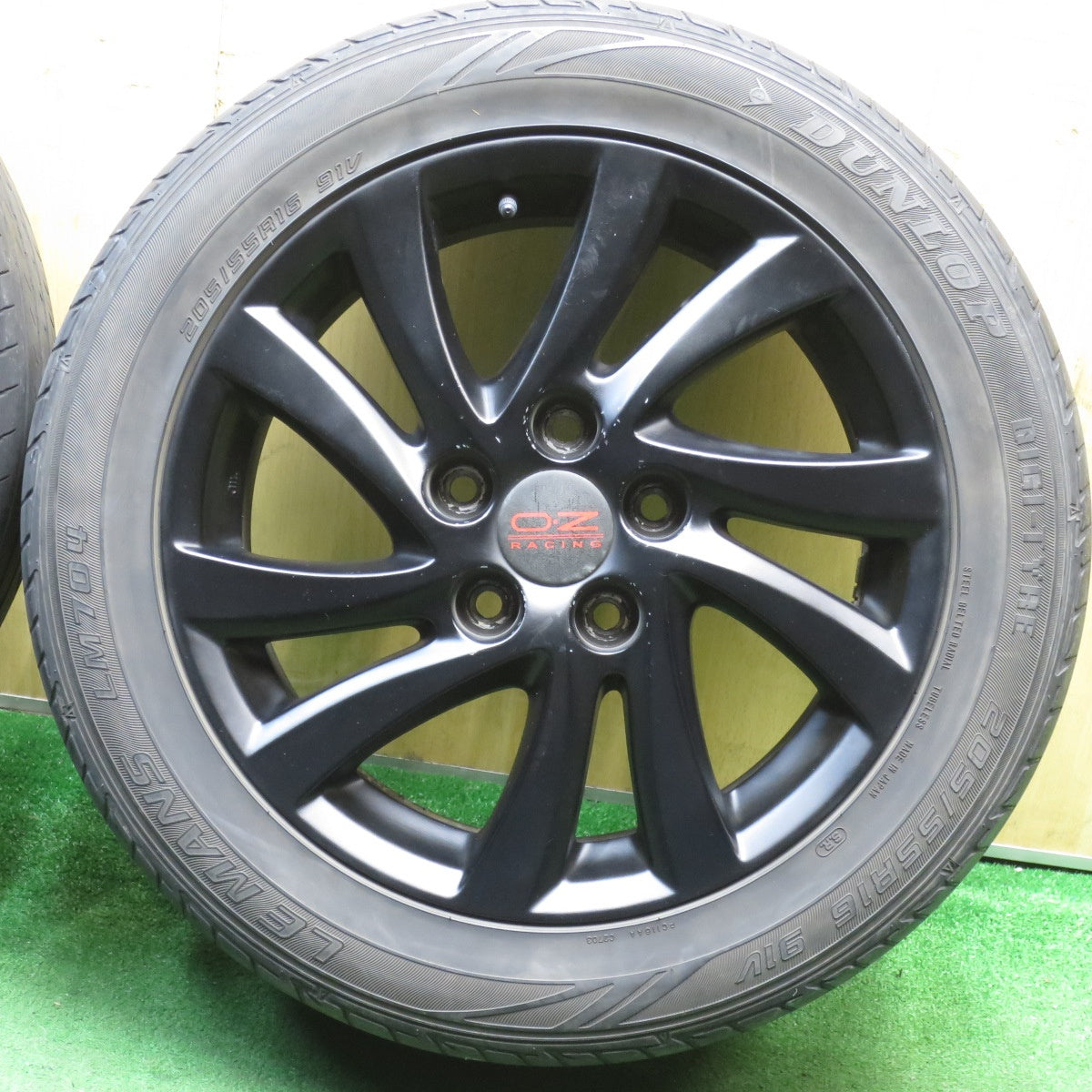 4本価格★205/55R16 ダンロップ VEURO VE302 LE MANS LM704 社外 アルミ O・Z RACING 16インチ PCD114.3/5H★5062601NJノ