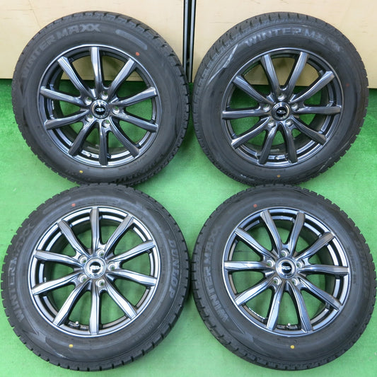 *送料無料* バリ溝!22年!キレイ!9.5分★スタッドレス 215/60R17 ダンロップ ウインターマックス WM02 TEAD テッド 17インチ PCD114.3/5H★4042907イス