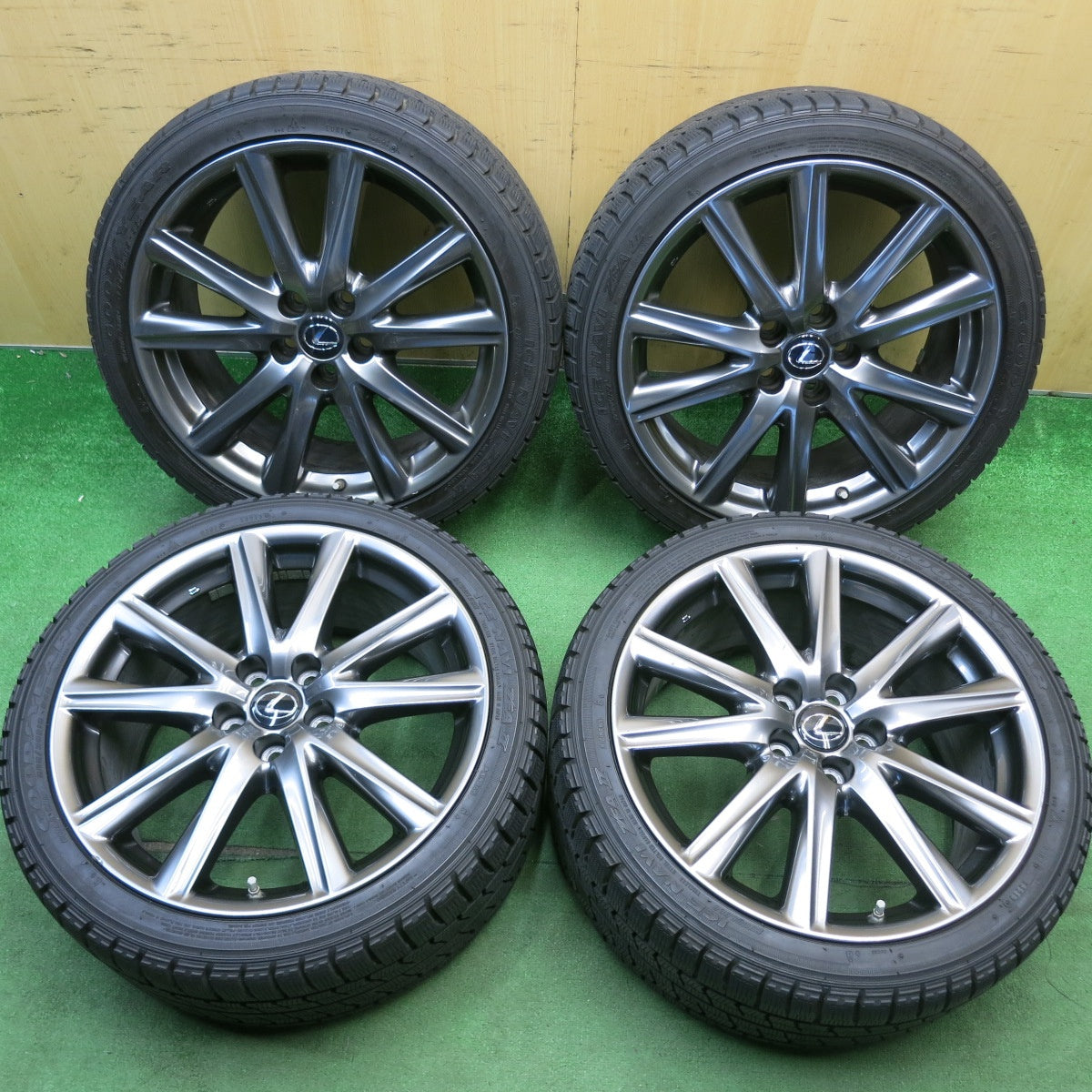 センサー付き★レクサス GS Fスポーツ 純正 235/40R19 265/35R19 スタッドレス グッドイヤー アイスナビ ZEA2 19インチ PCD114.3/5H★6050304HAス