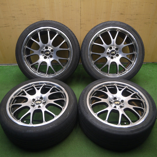 *送料無料* バリ溝!22年!9分★RAYS SEBRING ITC-SD 215/45R18 ハンコック ベンタス V12 evo2 メダリオン CST MD-A1 レイズ セブリング PCD100/5H★4050104Hノ