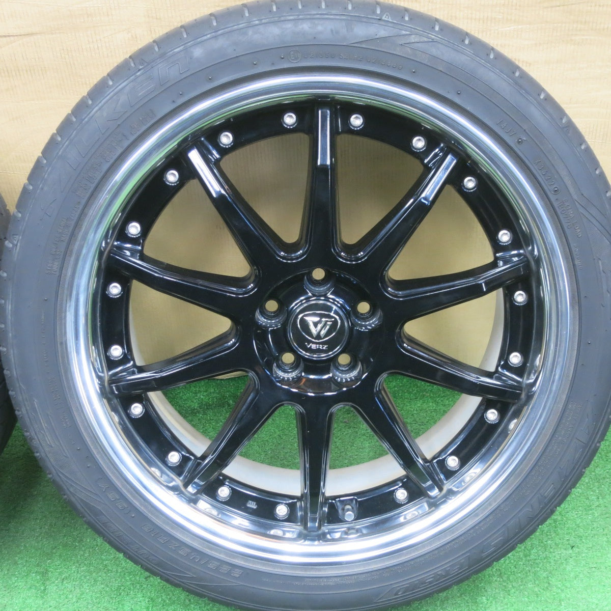 4本価格！22年★ライズ 等 VERZ KCV05 KCV-05 225/45R18 ファルケン アゼニス FK510 ヴェルズ 18インチ PCD100/5H★6021802NKノ