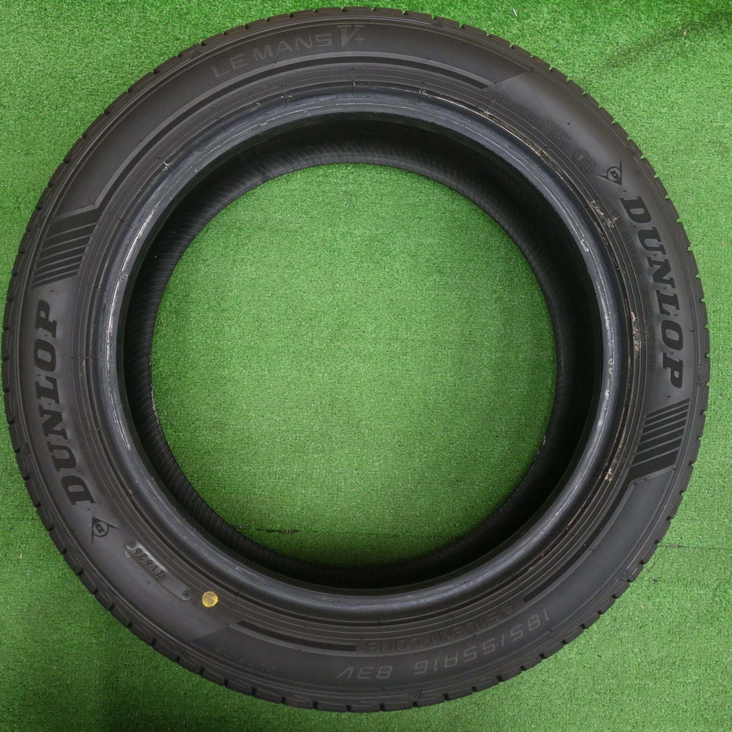 新車外し！26年！1本★185/55R16 ダンロップ LE MANS V+ ルマン5+ タイヤ 16インチ フィット ヤリス シャトル アクア スイフト 等★6072604KTノタ