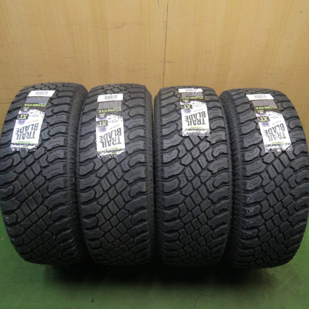 未使用！24年！付属品付き◎ベンツ ゲレンデ  AMG タイプ 275/55R20 ATTURO TRAIL BLADE X/T 20インチ PCD130/5H◎6060303KKノ