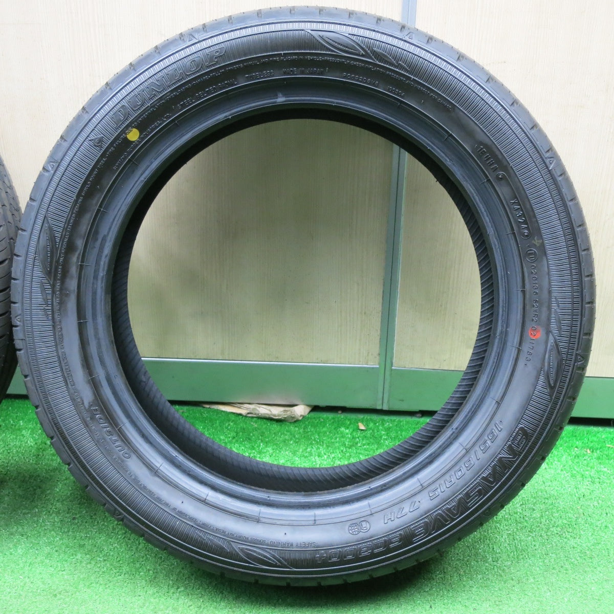 [送料無料] 新車外し！24年★165/60R15 ダンロップ エナセーブ EC300+ タイヤ 15インチ ハスラー N-BOX タント ムーヴ スペーシア デリカミニ等★4122902NJノタ