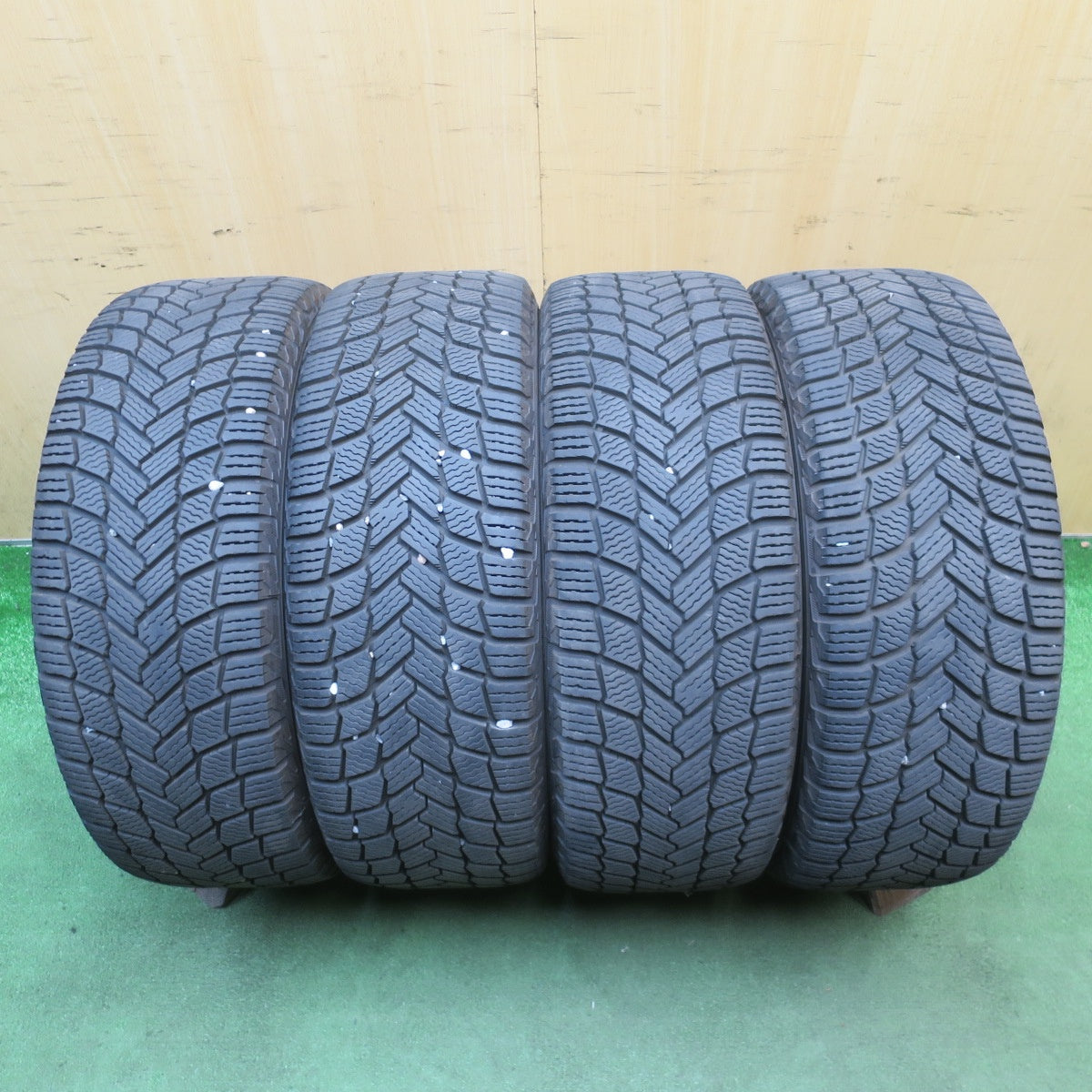 バリ溝！23年！キレイ！9.5分◎スタッドレス 205/50R17 ミシュラン X-ICE SNOW STAYER ステイヤー 17インチ PCD100/4H◎6062204NJス